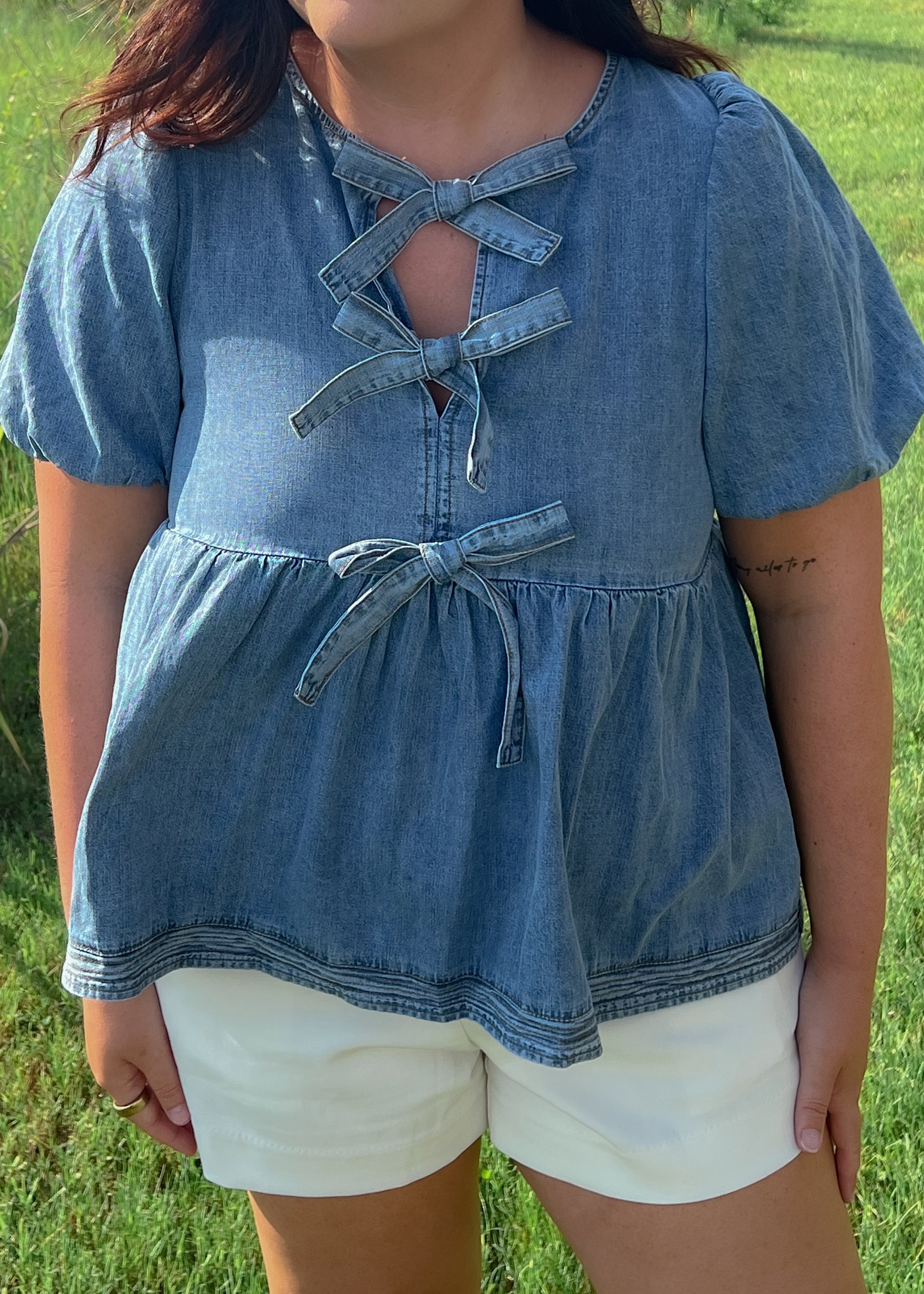Lee Top in Denim