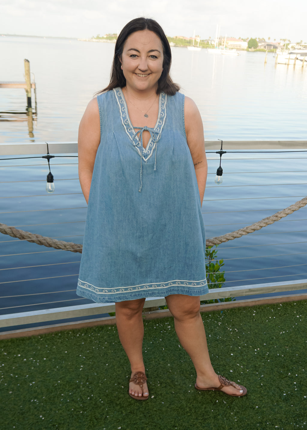 Ramsay Dress in Blue Jean