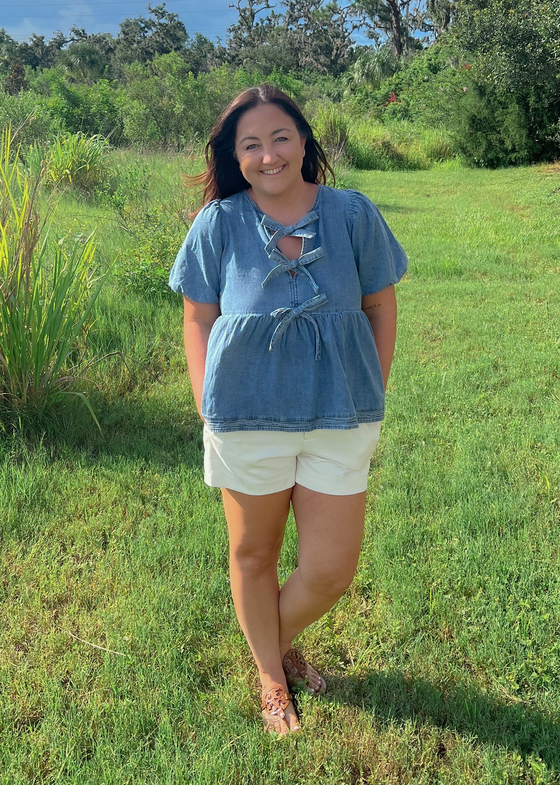 Lee Top in Denim