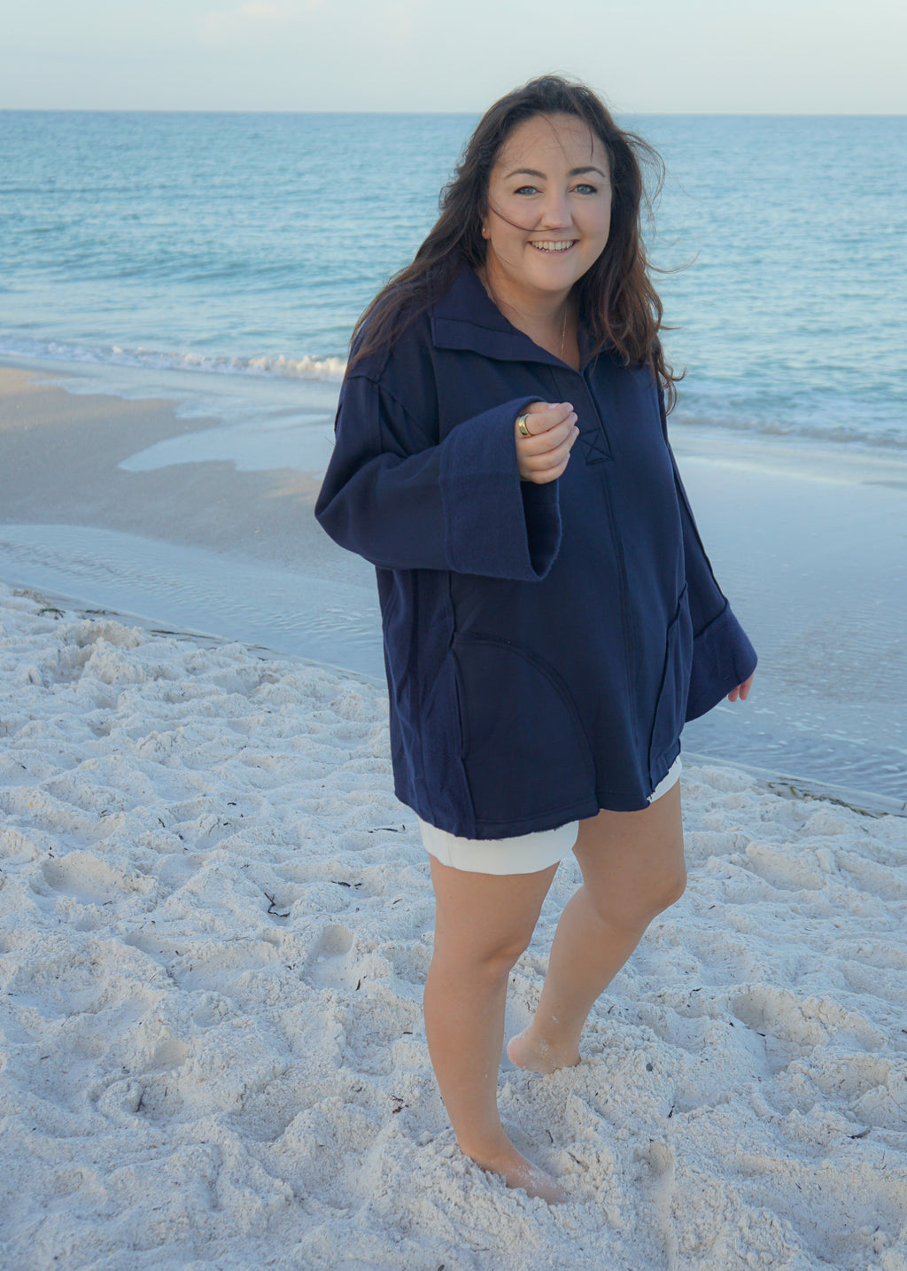 Sally Pullover in Navy