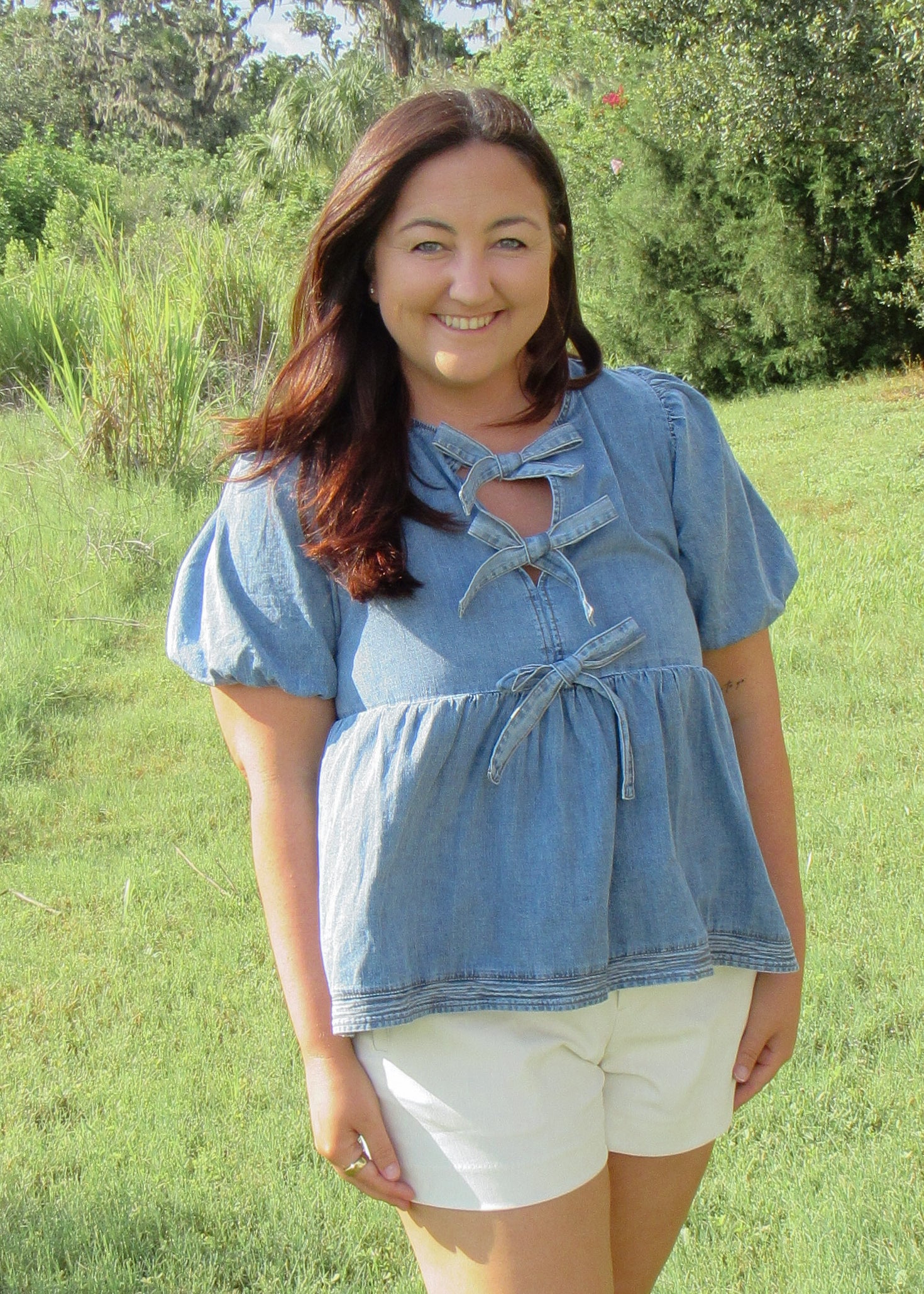 Lee Top in Denim