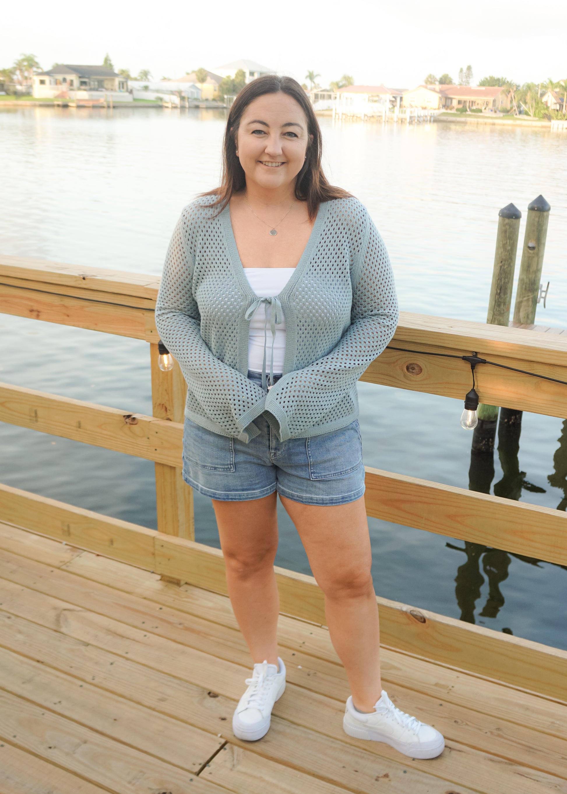 Pat Sweater in Robins Egg