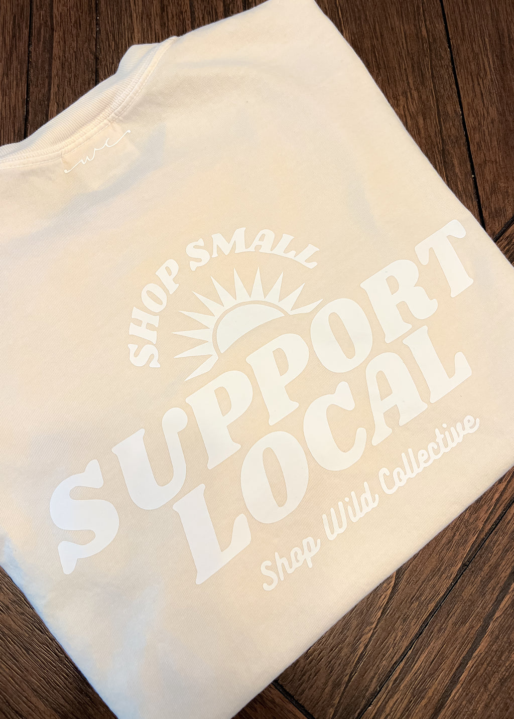 "Wild Energy Club" Shop Tee in Ivory