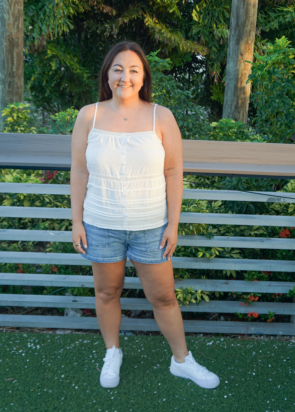 Babs Tank in White